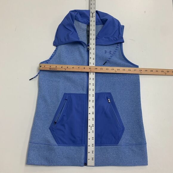 Under Armour ColdGear Survivor Hybrid Vest Womens S Small UA Hyacinth Fitted - Picture 7 of 13